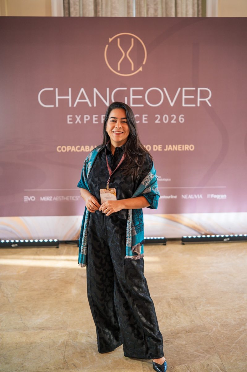 Retrato no ChangeOver Experience, evento de dermatologia regenerativa